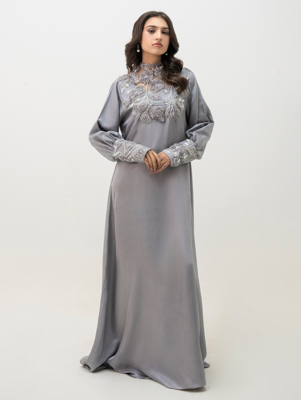 Gray Long Dress